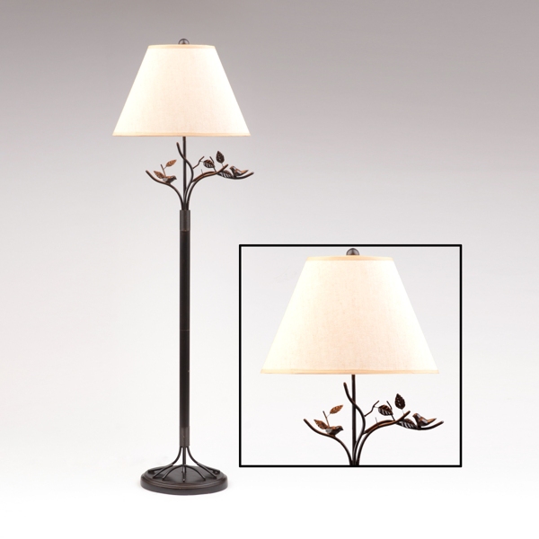 Bird Leaf Bronze Floor Lamp Kirklands