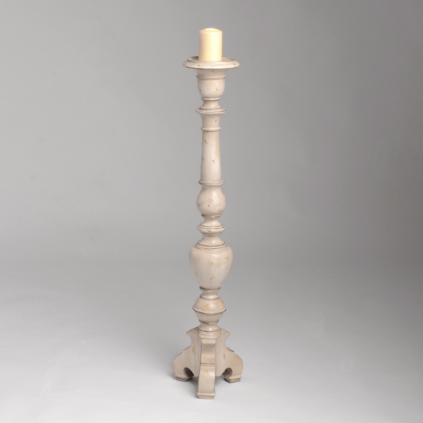 Antique White Floor Candle Holder 42 In Kirklands