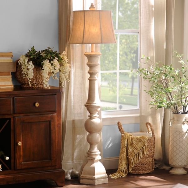 Mackinaw Cream Floor Lamp Kirklands