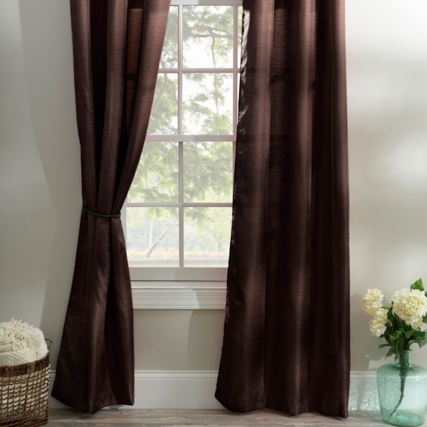 Chocolate Brown Curtain Panel Set 96 In Kirklands