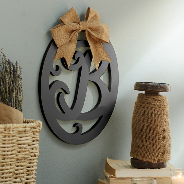 Wooden Monogram Wall Plaque Kirklands