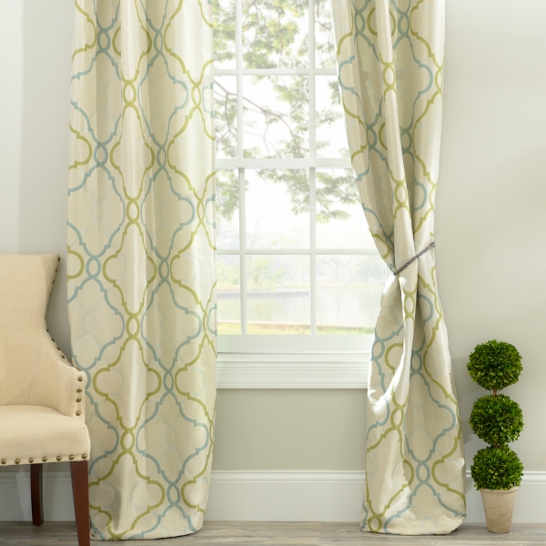 Grand Manor Green Curtain Panel Set 84 In Kirklands