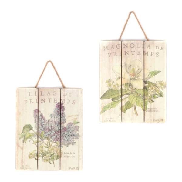 Magnolia Lilac Garden Wall Plaques Set Of 2 Kirklands