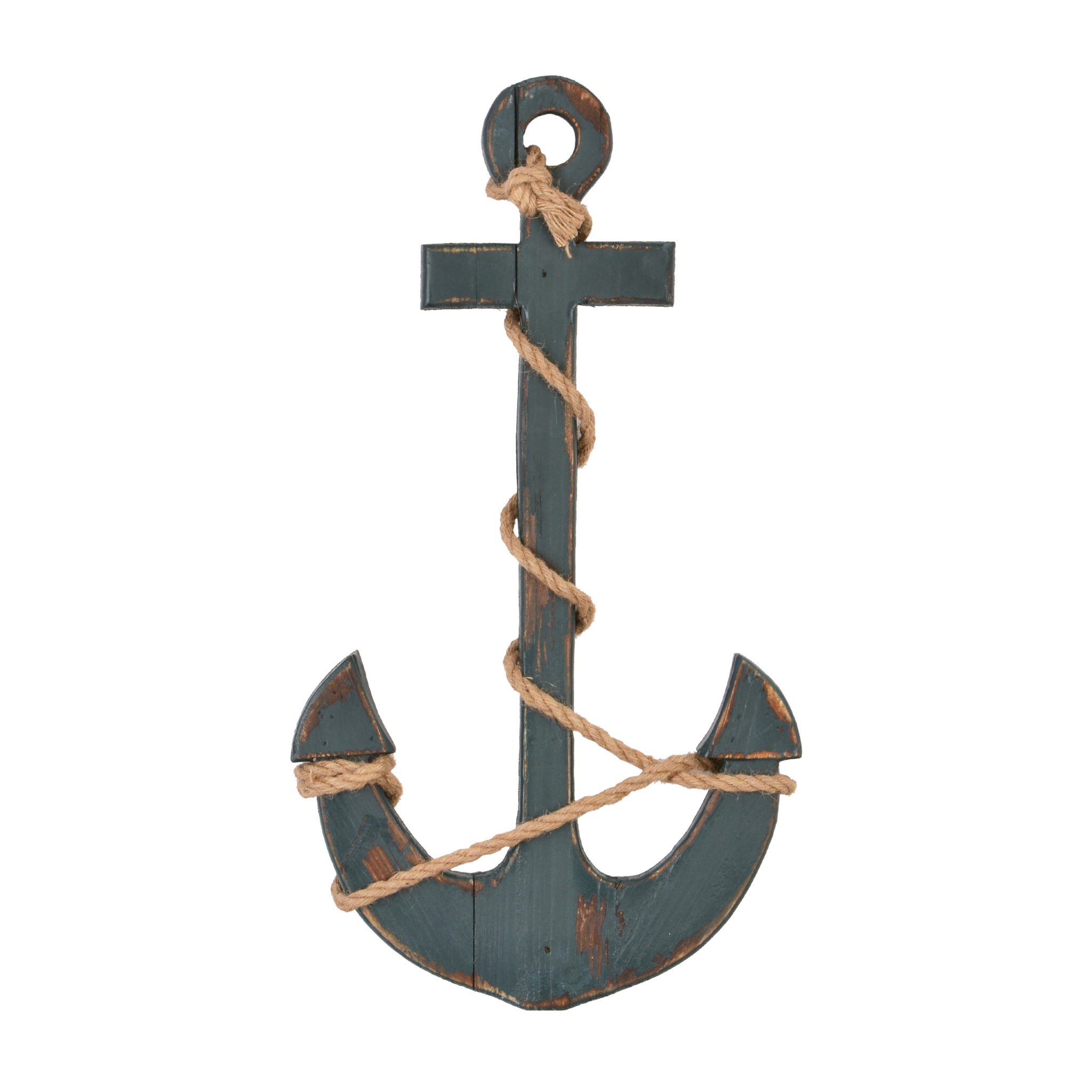 Navy Blue Anchor Wall Plaque | Kirklands