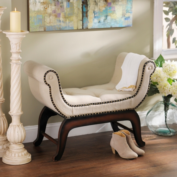 Oatmeal Linen U Shaped Bench Kirklands