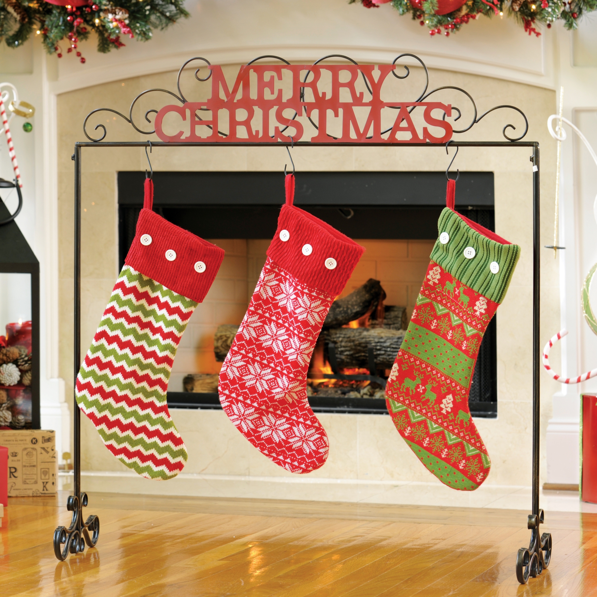 Merry Christmas Stocking Holder | Kirklands