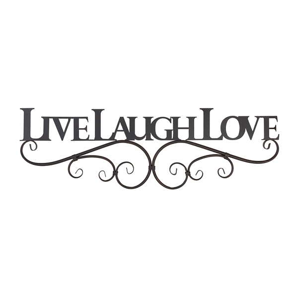 Live Laugh Love Metal Plaque Kirklands