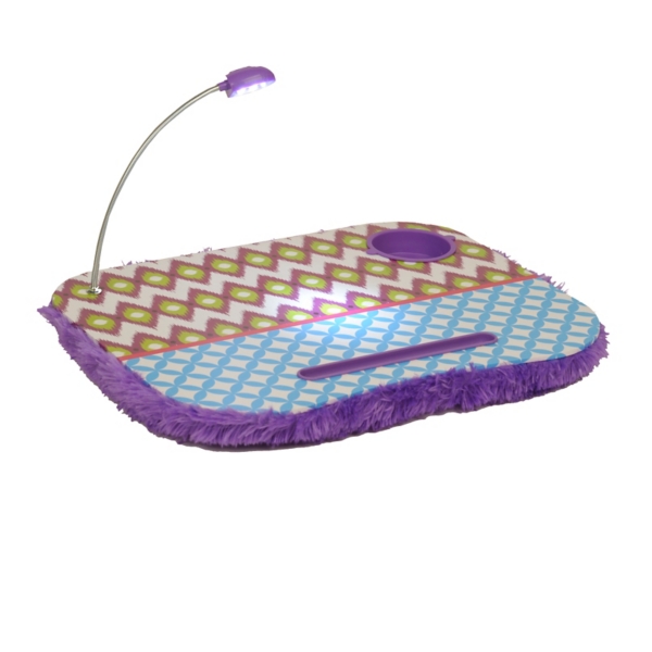 Blue And Purple Lap Desk With Light Kirklands