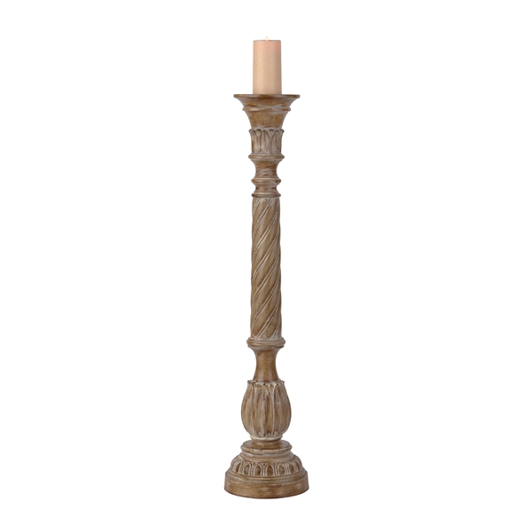 Honey Spiral Floor Candle Holder, 42 in. | Kirklands