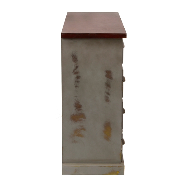 Distressed Slate Blue Clerks Cabinet Kirklands