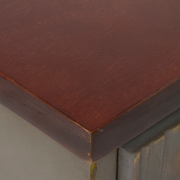 Distressed Slate Blue Clerks Cabinet Kirklands