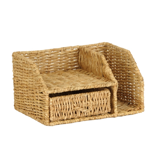 Rattan Desk Organizer Kirklands