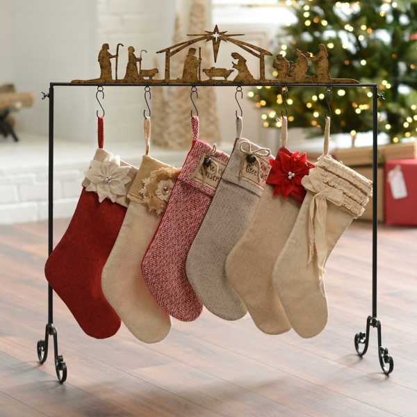 Nativity Scene Stocking Holder