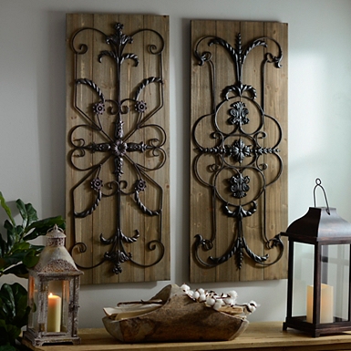 Adelaide Natural Wooden Plaque Set Of 2 Kirklands