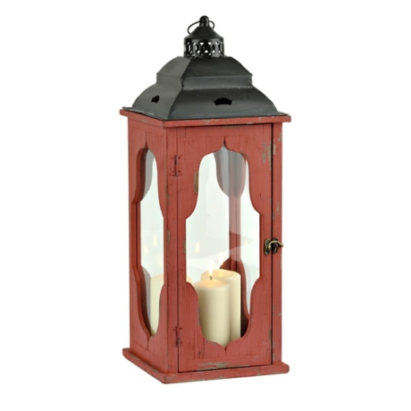 Image result for red wood lantern