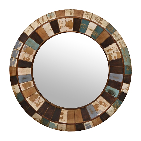 Distressed Wood Berkshire Mirror | Kirklands