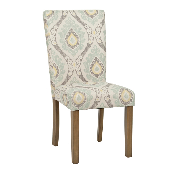 Aqua Ikat Parsons Chair Kirklands