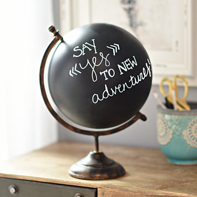 Decorative Chalk Globe