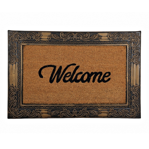 Oversized Coir Welcome Doormat Kirklands