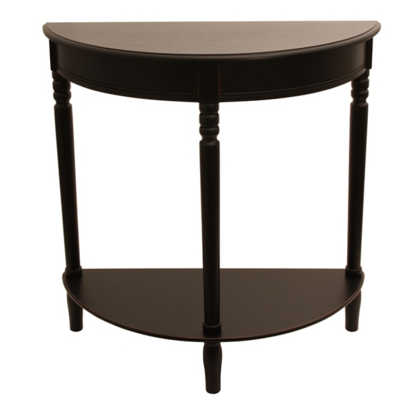 Black Half Moon Console Table Kirklands