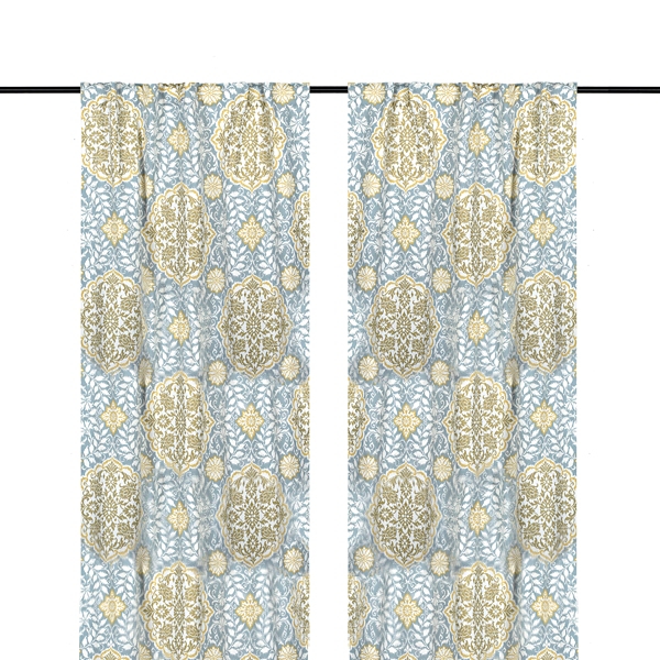 Aqua Cambria Curtain Panel Set 84 In Kirklands