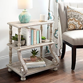 Cheyenne Scroll 3-Tier Shelf