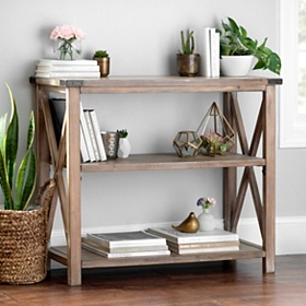 Farmhouse Wood Console Table