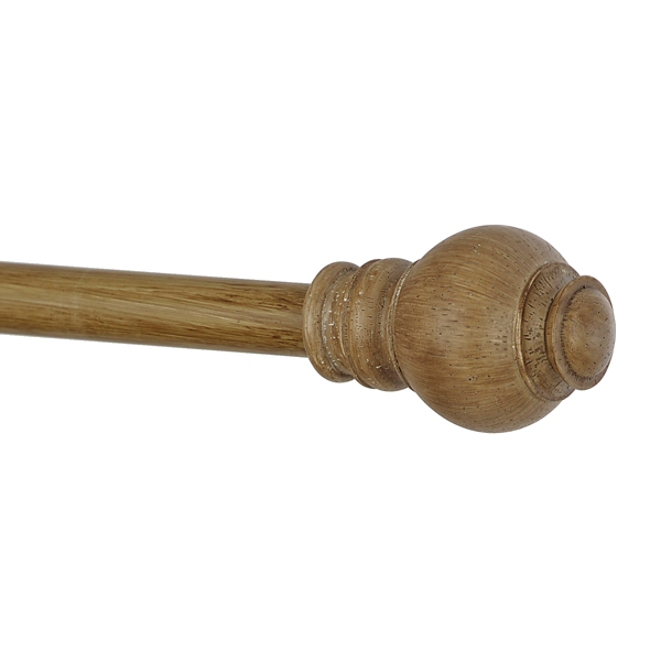 Distressed Wood Curtain Rod 35 In Kirklands
