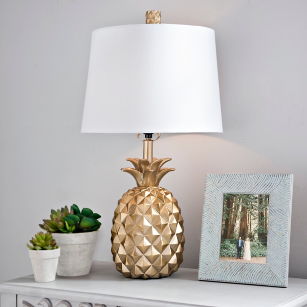 Gold Pineapple Table Lamp Kirklands