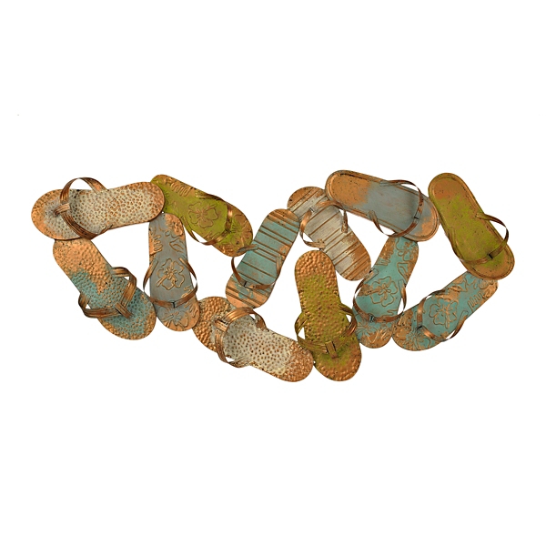 Flip Flop Pile Metal Wall Plaque Kirklands