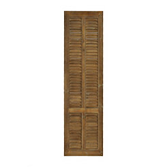 Weathered Shutter Wooden Wall Plaque