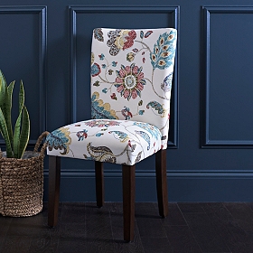 Spring Poppy Parsons Chair