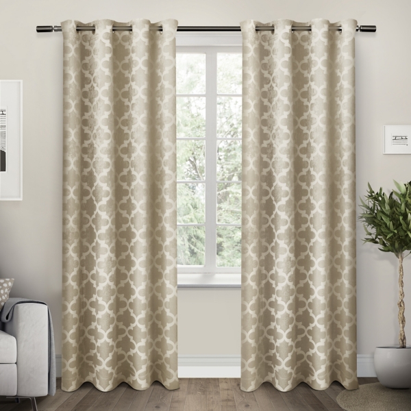 Tan Cartago Blackout Curtain Panel Set 108 In Kirklands