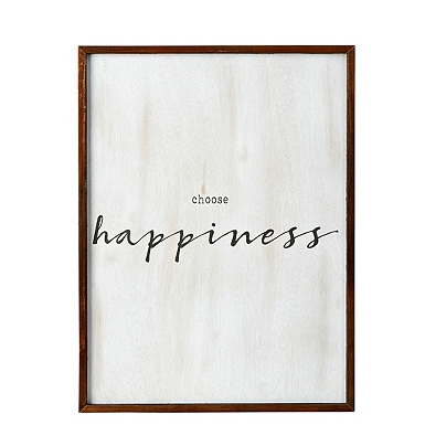 Choose Happiness Wall Plaque