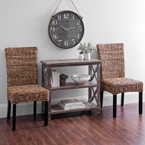 Banana Bark Parsons Chairs Set Of 2 Kirklands