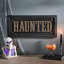 Haunted Wall Plaque