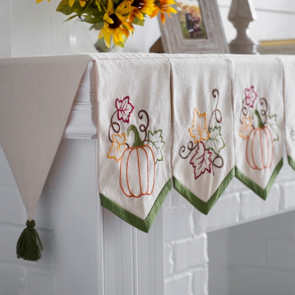 Natural Harvest Mantel Scarf Kirklands
