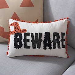 Beware Halloween Pillow