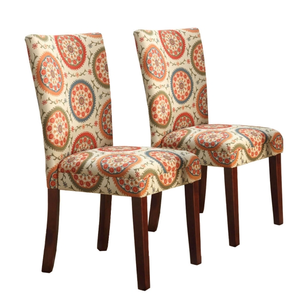 Medallion Parsons Chairs Set Of 2 Kirklands