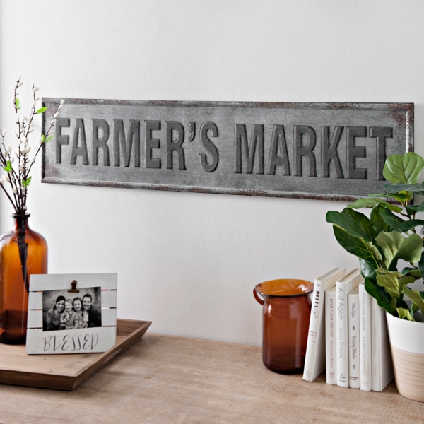 Farmer S Market Metal Wall Sign Kirklands