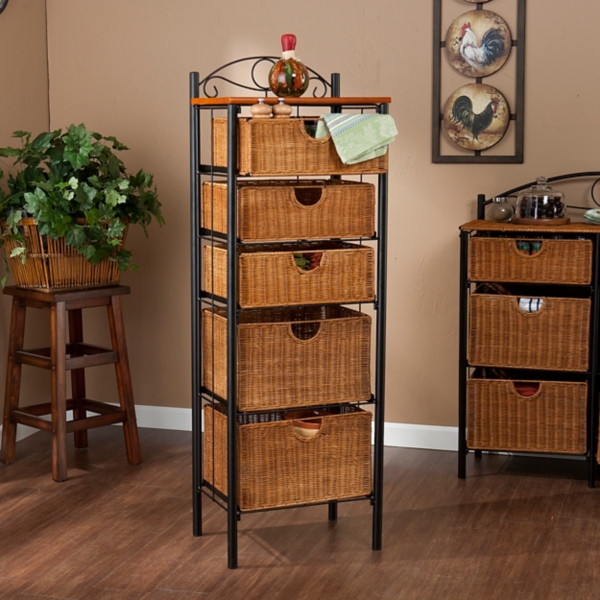 Allison 5 Drawer Wicker Storage Chest Kirklands
