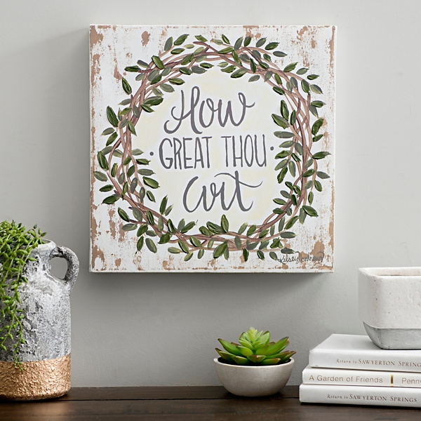 How Great Thou Art Canvas Art Print Kirklands