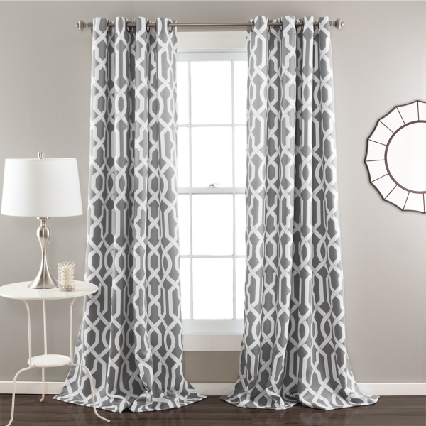 Gray Edward Curtain Panel Set 108 In Kirklands