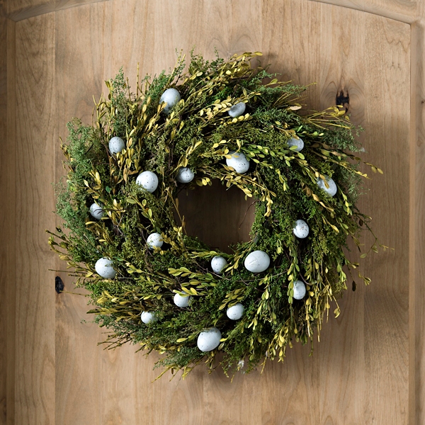 Preserved Boxwood Easter Egg Wreath Kirklands