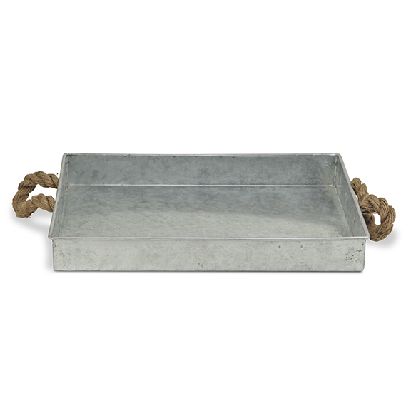 Galvanized Metal Rope Tray Kirklands