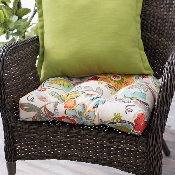 Alatriste Floral Outdoor Seat Cushion Kirklands