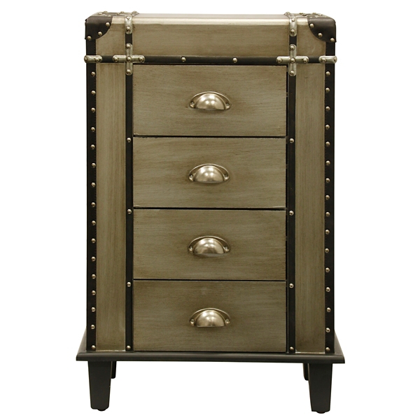 Steamer Trunk 4 Drawer Chest Kirklands