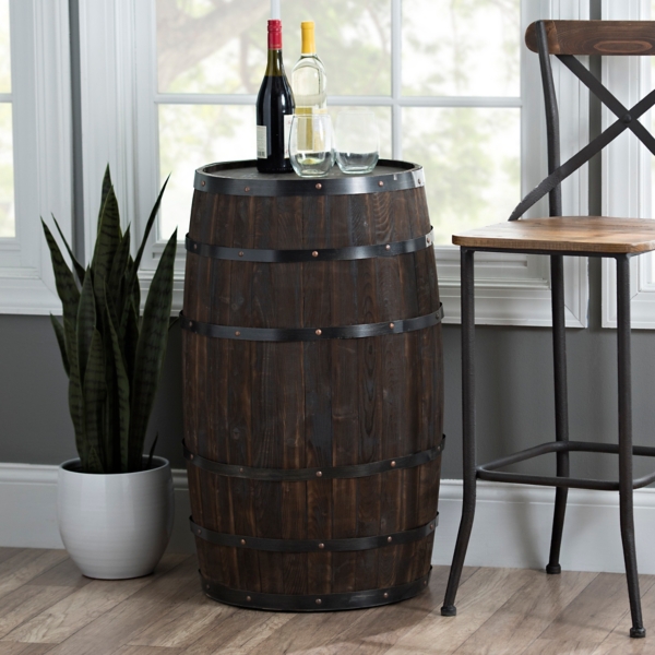 Whiskey Barrel Table Kirklands