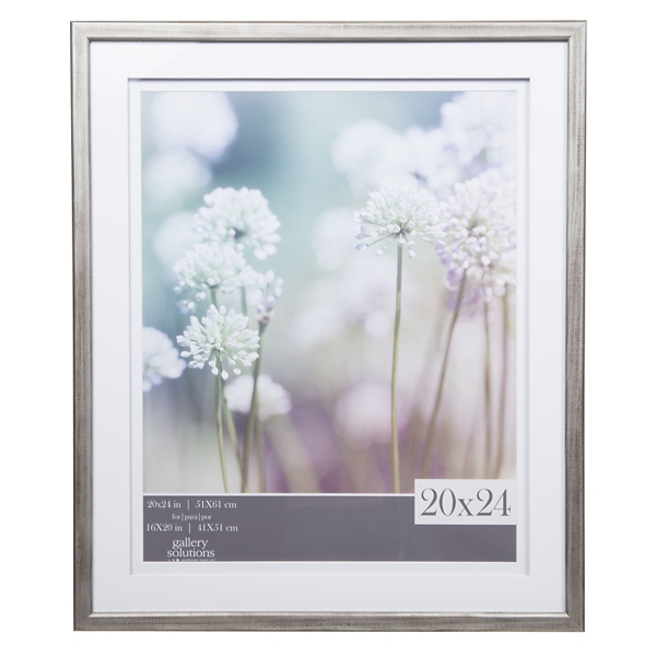 Gray Picture Frame With Double Mat 20x24 Kirklands