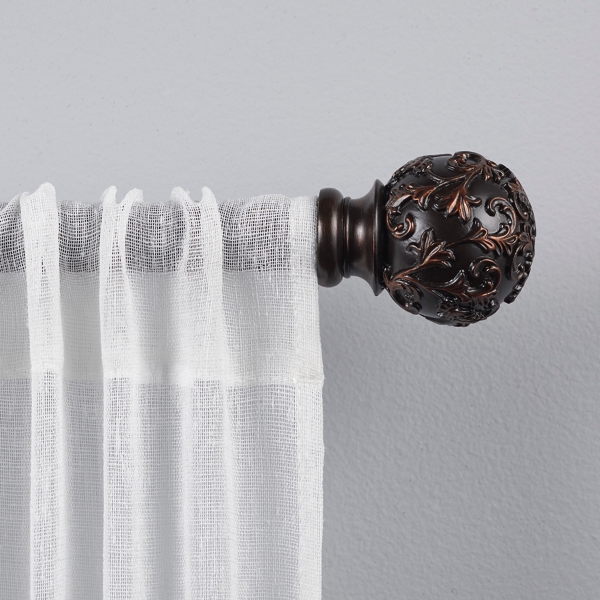 Matte Bronze Valerie Curtain Rod 72 In Kirklands